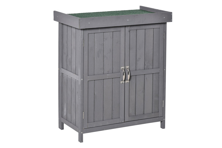2-Tier Waterproof Garden Storage Cabinet – Durable Wooden Shed Options 2-Tier Waterproof Garden Storage Cabinet – Durable Wooden Shed Options