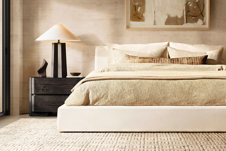 Elegant Manhattan Cloud Platform Bed Frame | Wowcher
