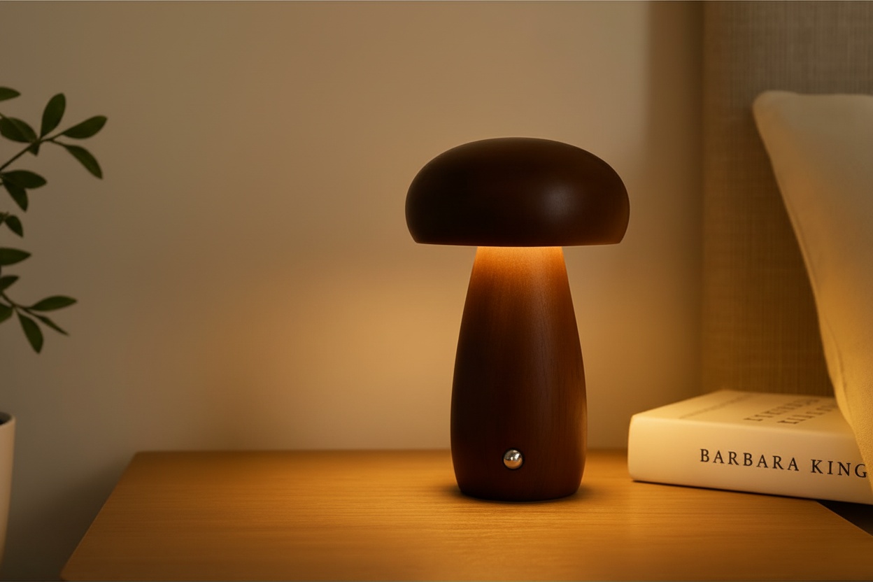 LED Rechargeable Mushroom Light – 2 Sizes & 2 Colours | Wowcher LED Rechargeable Mushroom Light – 2 Sizes & 2 Colours | Wowcher