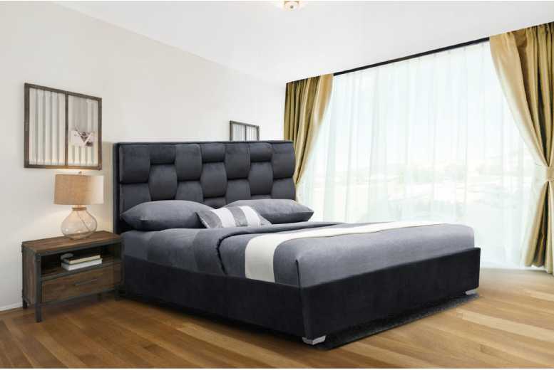 Auckland Luxury Fabric Bed Frame – Modern Sturdy Base with 3D Headboard | Wowcher Auckland Luxury Fabric Bed Frame – Modern Sturdy Base with 3D Headboard | Wowcher