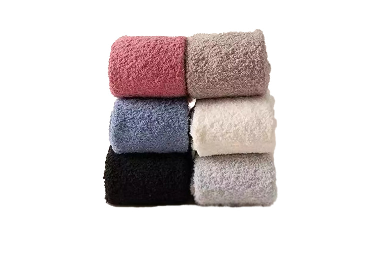 White Women’s Over The Knee Fleece Lounge Socks – Plush Coral, Breathable, One Size, 6 Colours | Wowcher White Women’s Over The Knee Fleece Lounge Socks – Plush Coral, Breathable, One Size, 6 Colours | Wowcher