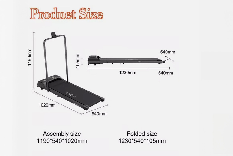 Dynamic Walking Pad Under-Desk Treadmill with Built-in Speaker | Wowcher