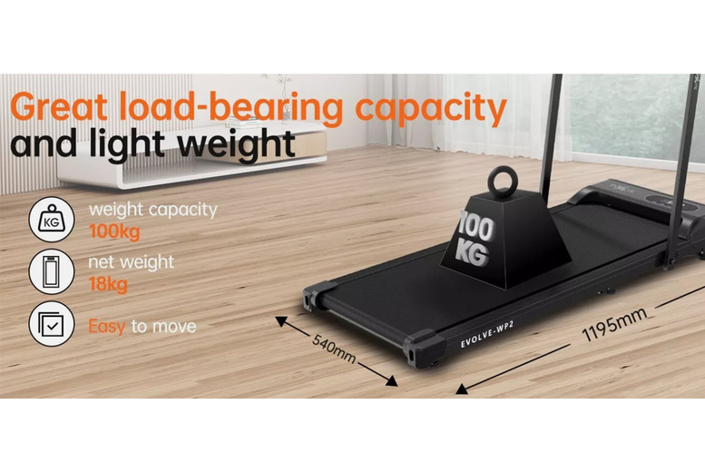 WP -Walking Pad Under desk Treadmill w/BT speakers Wowcher