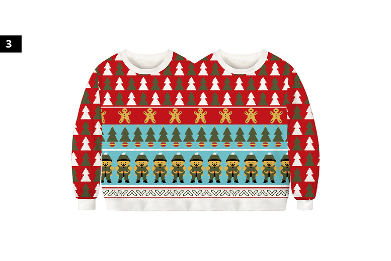 Conjoined Couples Christmas Prints Jumper Deal Wowcher