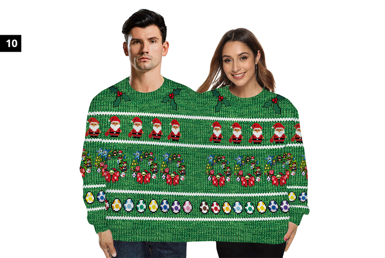 Conjoined Couples Christmas Prints Jumper Deal Wowcher - Main Image