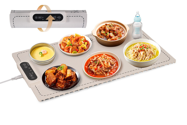 Multi-functional Food Heating Tray – 2 Sizes, 3 Colours | Wowcher
