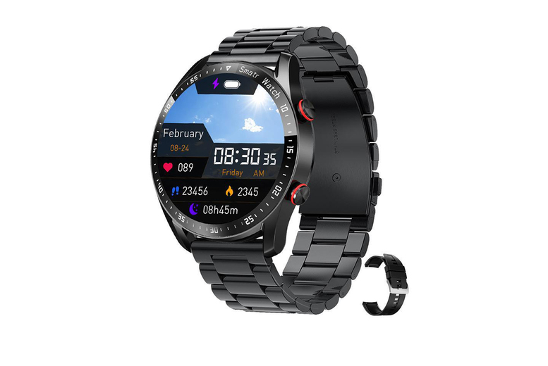 PulsePro Men’s Touch Screen Multi-Sport Smart Watch – Fitness Tracker with Health Monitoring | Wowcher