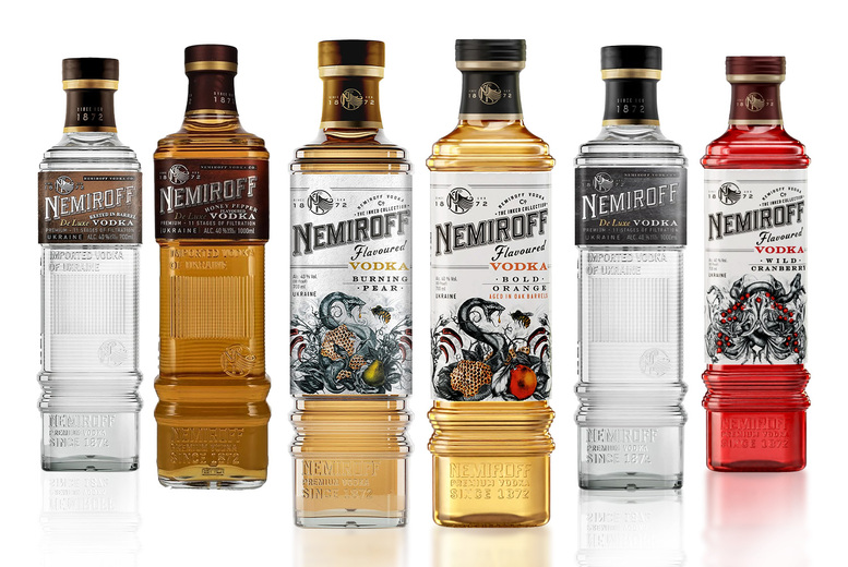 Nemiroff Vodka Gift Hampers – 6 Flavours, 3 Sizes (70cl, 1l, 1.75l) – Oak & Still | Wowcher