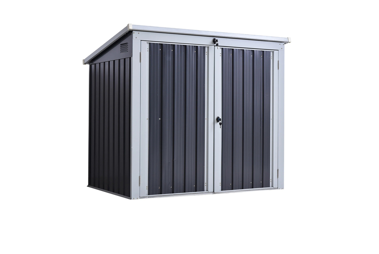 Steel Two-Bin Weatherproof Storage Shed – Secure & Durable Options Steel Two-Bin Weatherproof Storage Shed – Secure & Durable Options