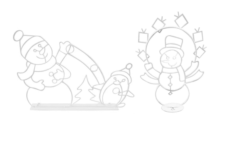 LED Christmas Snowman & Penguin Lights | Wowcher