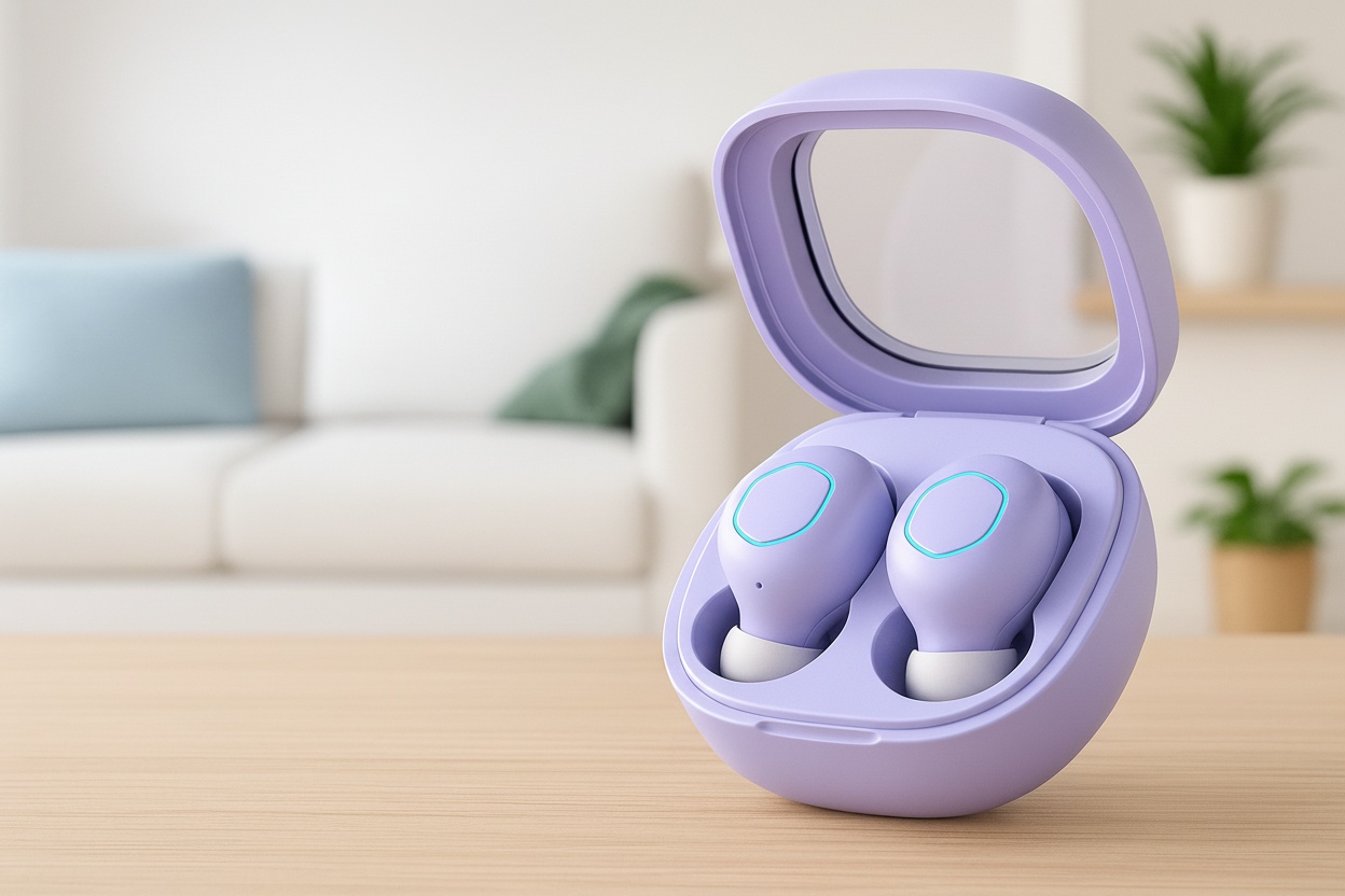 TWS Bluetooth Earbuds with Built-in Microphone - Wireless Noise Cancelling Earbuds | Wowcher