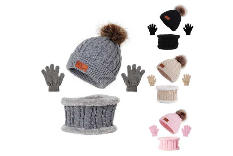 Unisex Pink Charming Kids Hat & Scarf Set | Wowcher Unisex Pink Charming Kids Hat & Scarf Set | Wowcher