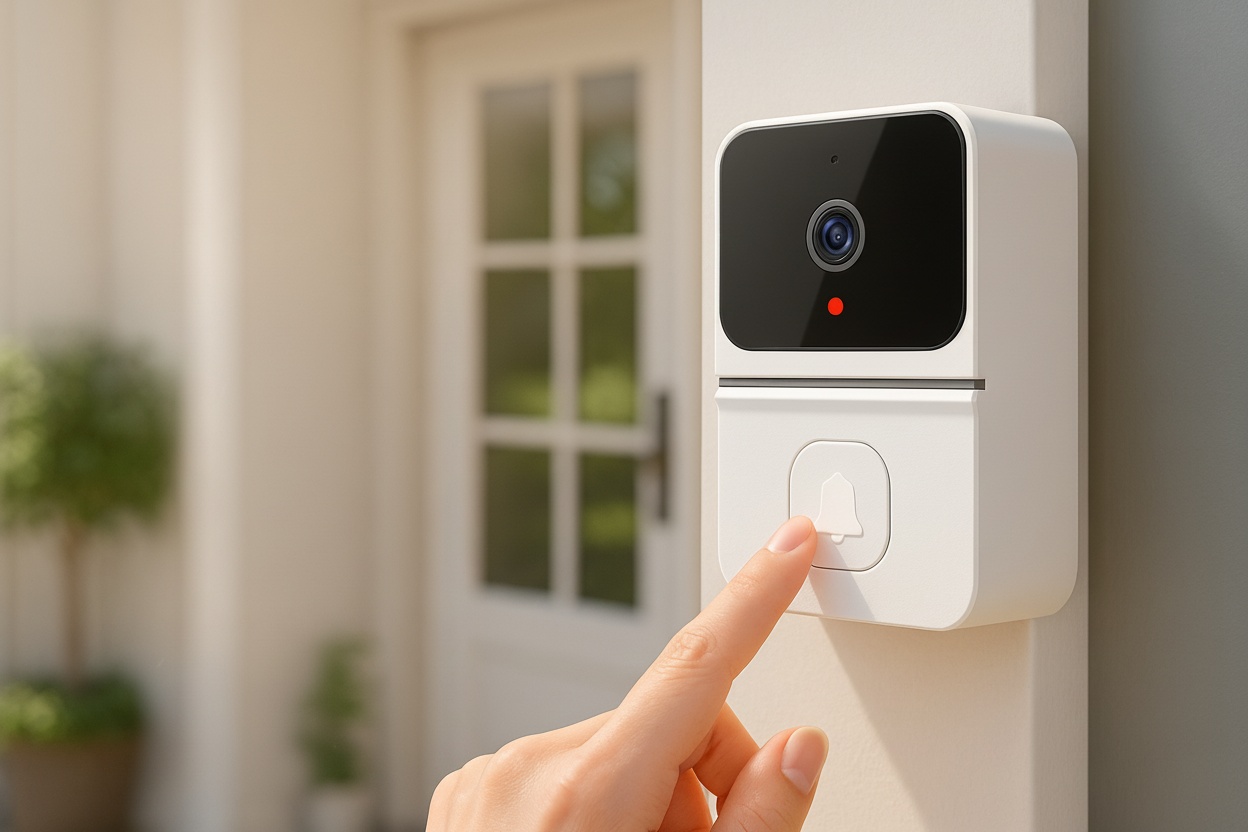 Smart Wi-Fi HD Doorbell Camera with Night Vision & Extended Range | Wowcher