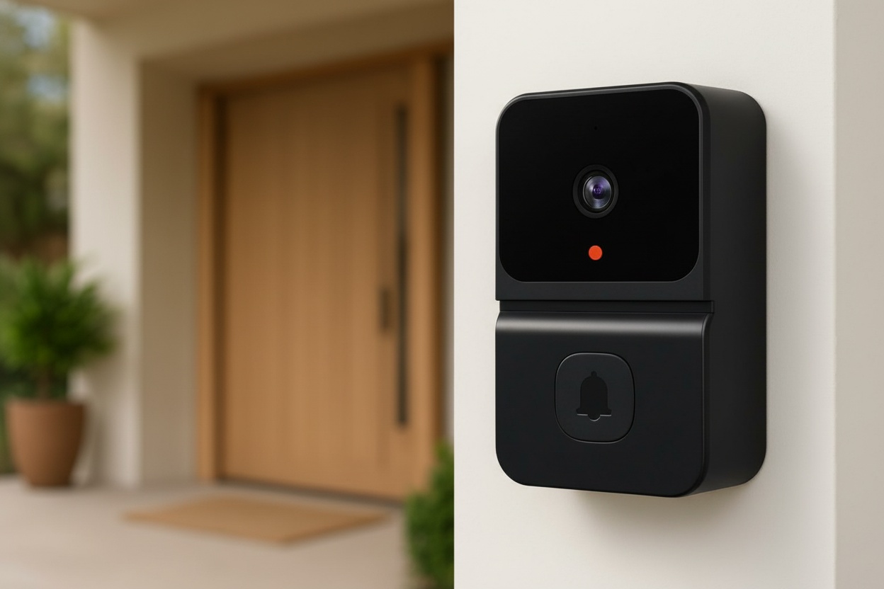 Wireless Smart Video Doorbell Camera with Night Vision & App Control - Two-Way Audio, 100° Wide Angle | Wowcher