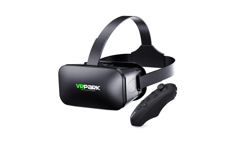 VR Gaming Headset Glasses – Immersive 3D for Mobile Gaming & Movies (Black or White) | Wowcher