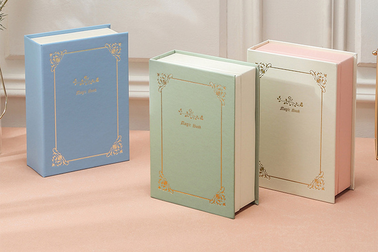 Book-Shaped PU Leather Jewellery Organiser – Green, Blue, or White! | Wowcher