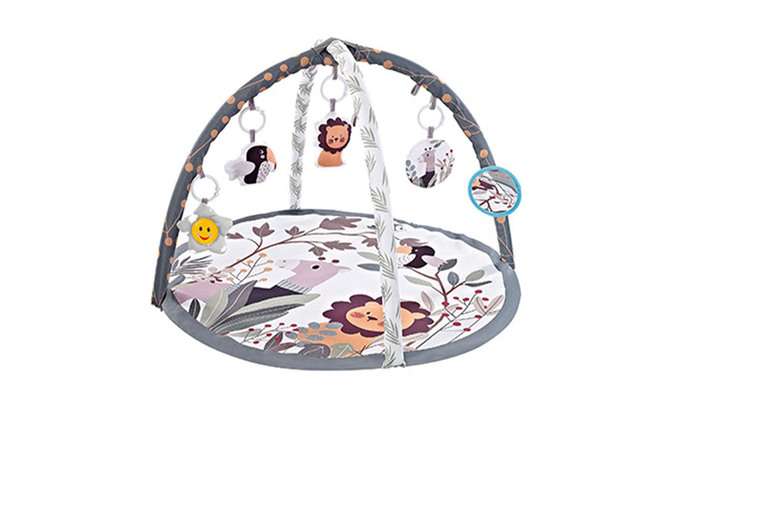 Baby Animal Activity Playmat & Playpen – Padded Sensory Mat for Newborns (0-12m) | Wowcher