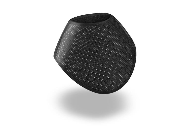 Unisex Silk Thermal Heated Neck Warmer – Lightweight Magnetic Pain Relief Scarf, Black | Wowcher