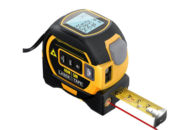 3-in-1 Digital Laser Tape Measure Rangefinder – 40mm or 60mm | Wowcher