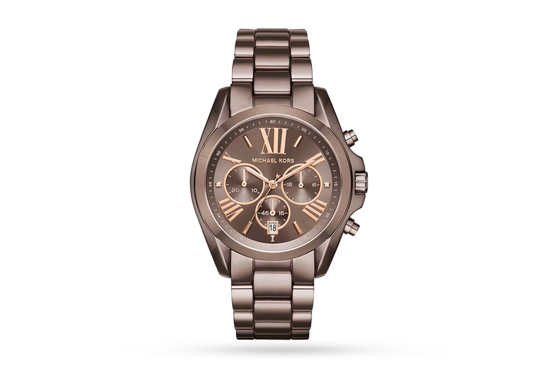 Michael Kors Bradshaw Oversized Ladies Chronograph Watch – 1yr Warranty Michael Kors Bradshaw Oversized Ladies Chronograph Watch – 1yr Warranty
