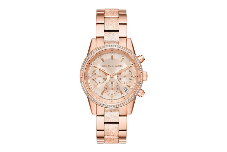 Michael Kors MK6598 Ritz Chronograph Women’s Watch – Rose Gold Michael Kors MK6598 Ritz Chronograph Women’s Watch – Rose Gold