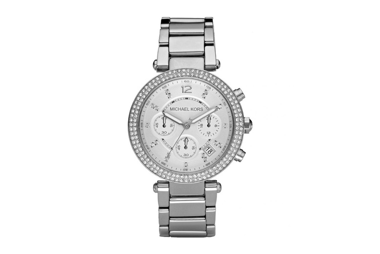 Michael Kors Ladies’ Parker Chronograph Watch with One Year Warranty Michael Kors Ladies’ Parker Chronograph Watch with One Year Warranty