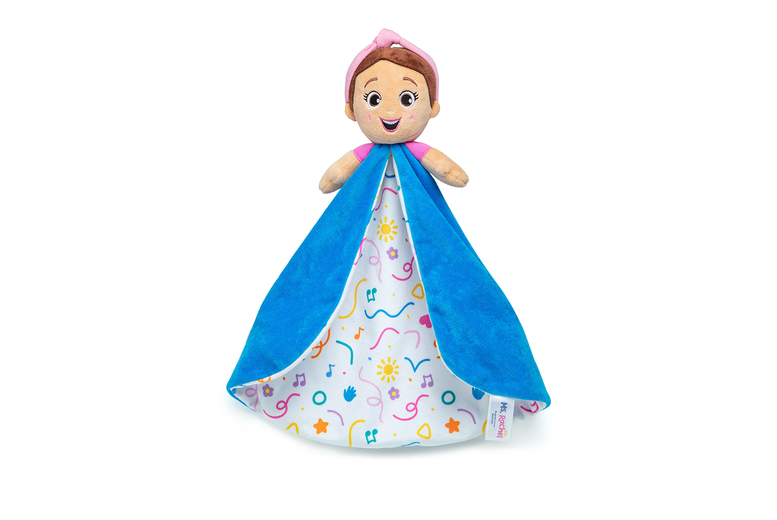 Cartoon- Huggable Plush Blanket Toy - Ages 3+ - Ms Rachel & Herbie Designs - Soft Fleece Comforter | Wowcher