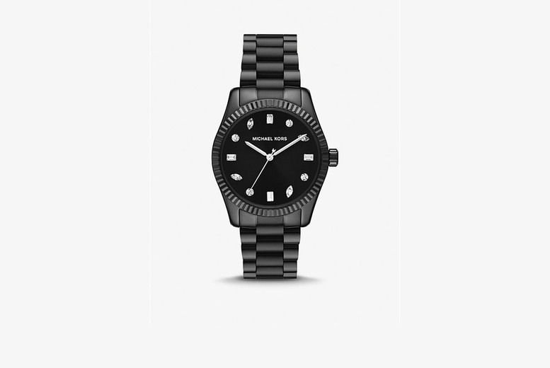 Michael Kors Women’s Lexington Stainless Steel Watch – Black Michael Kors Women’s Lexington Stainless Steel Watch – Black