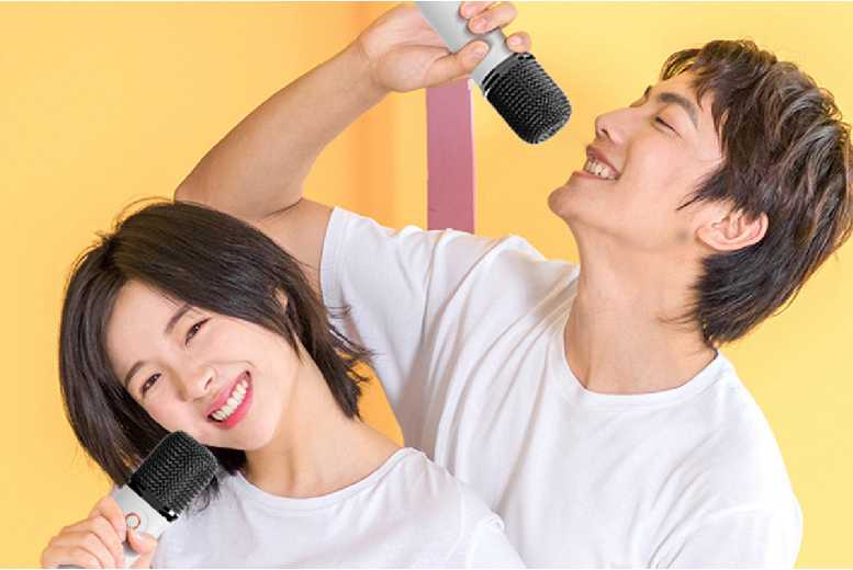 Mini Bluetooth Karaoke Machine – Dual Wireless Microphones, Party Lights, Portable Audio | Wowcher