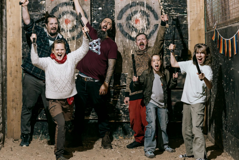 1-Hour Axe Throwing Session with Drink for One - The Flying Axe Factory, Lancaster | Wowcher
