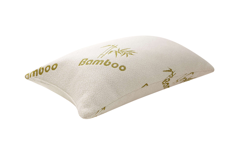 Indonesian Bamboo Adjustable Memory Foam Pillow - Eco-Friendly, Customisable Comfort, 72x43cm | Wowcher