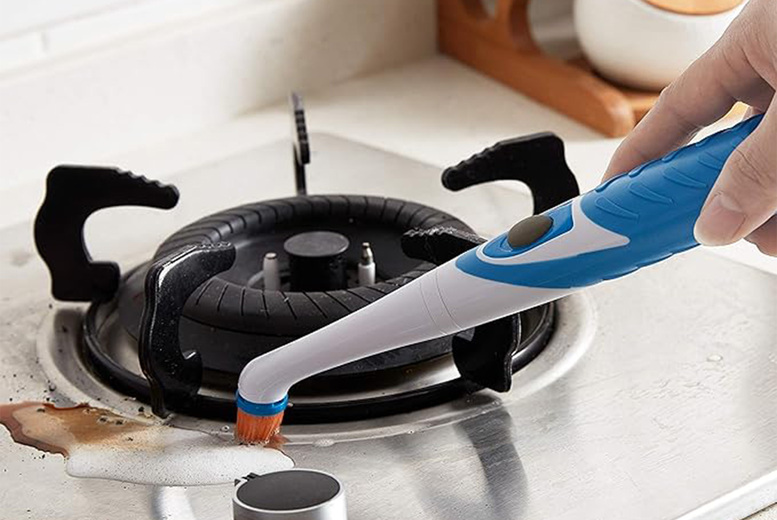 Versatile Cordless Spin Scrubber Cleaner | Wowcher