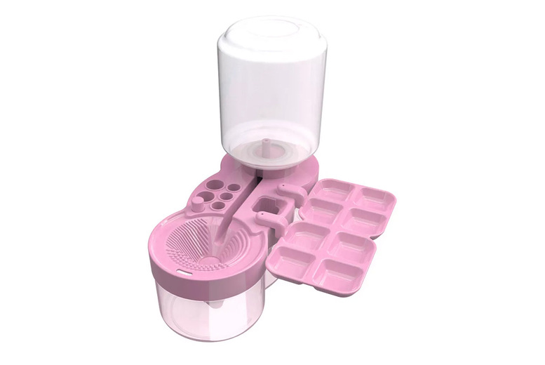 ABS Plastic Paint Palette & Paintbrush Cleaning Device – 5-in-1 Artist Organiser, 4 Colours | Wowcher ABS Plastic Paint Palette & Paintbrush Cleaning Device – 5-in-1 Artist Organiser, 4 Colours | Wowcher