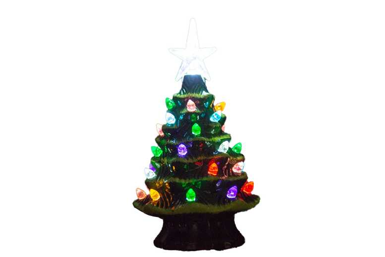 Artificial Tabletop Christmas Tree Lamp | Wowcher