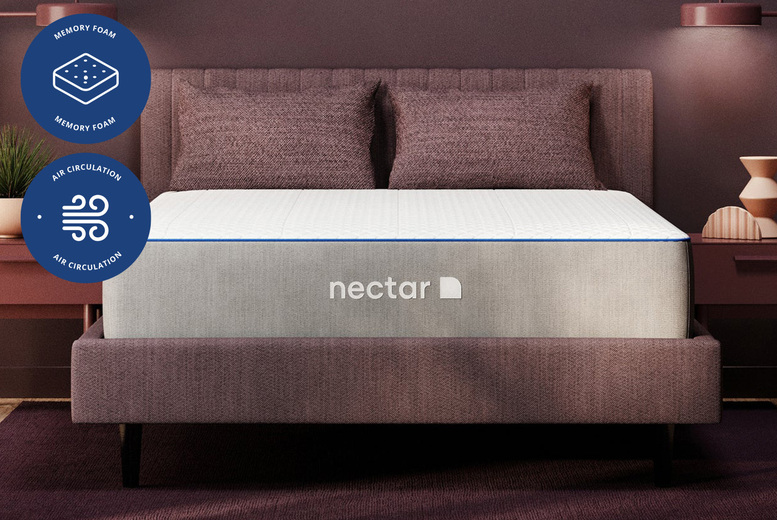 Nectar Hybrid Memory Foam Mattress – 5 Sizes | Wowcher
