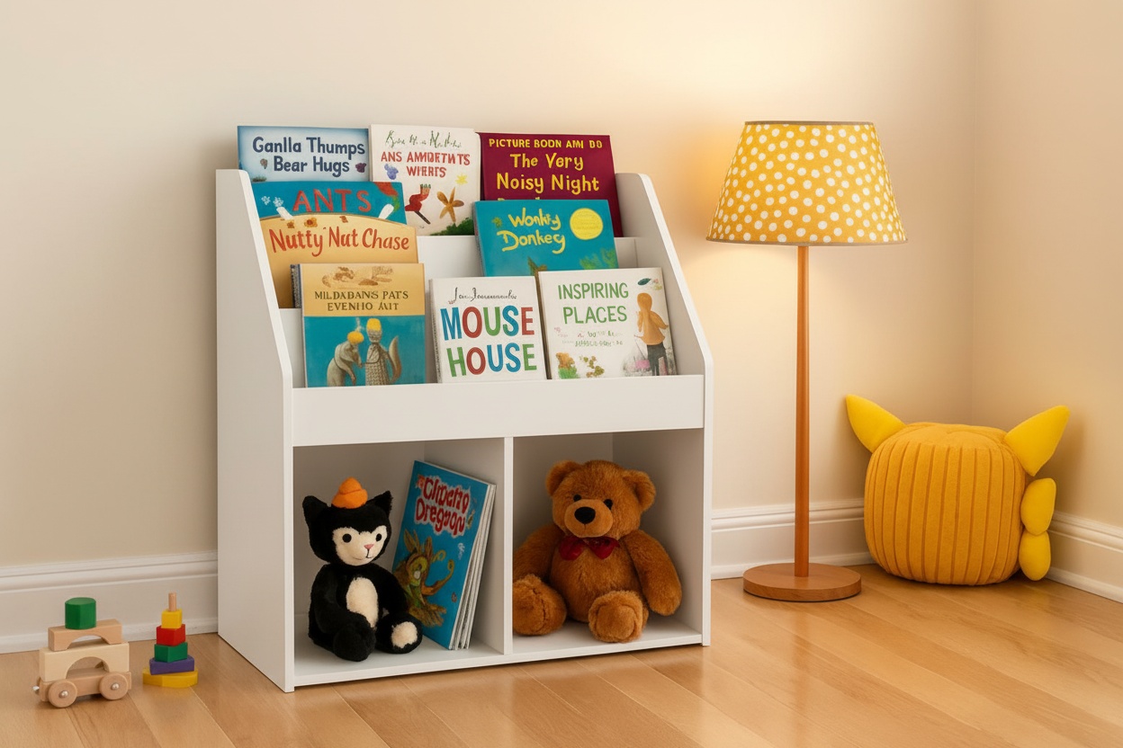 Coco Kids White Bookshelf | Wowcher