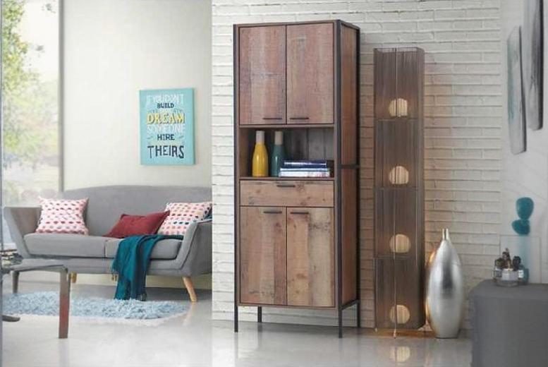 Rustic Oak 5-Door Bedroom Storage Cabinet – Durable Wood, Contemporary Wardrobe Style | Wowcher Rustic Oak 5-Door Bedroom Storage Cabinet – Durable Wood, Contemporary Wardrobe Style | Wowcher