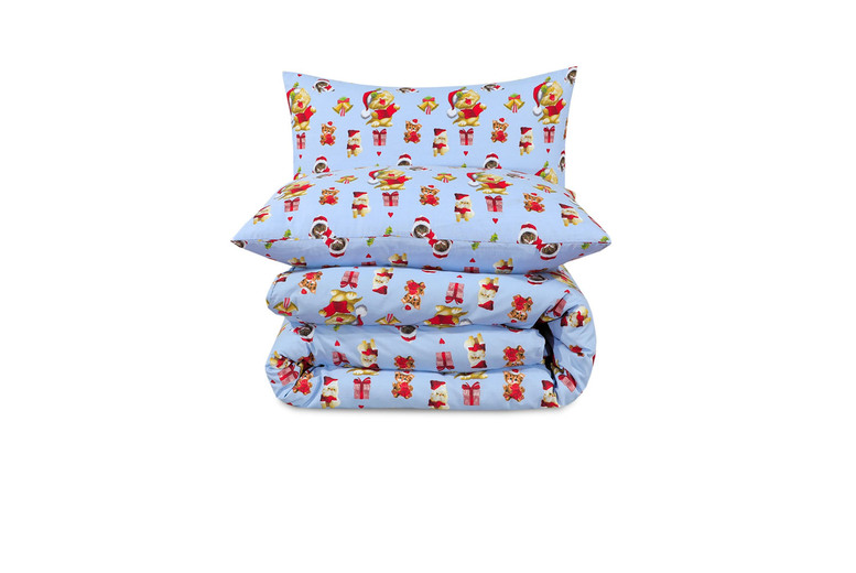 Ultimate Family Christmas Bedding Cover Set – Reversible Poly-Cotton, Machine Washable, Multiple Sizes & Festive Designs | Wowcher
