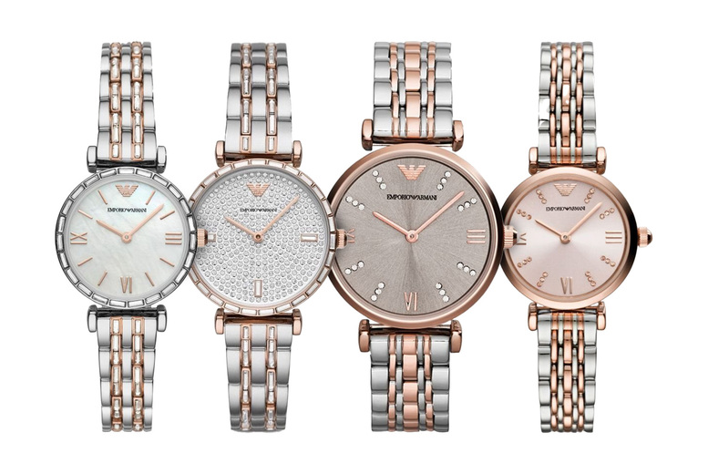 Emporio Armani Ladies Watches Clearance - Timeless Elegance in Four Designs + 1-Year Warranty Included | Wowcher