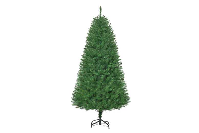 Dazzling 6ft Pre-Lit Christmas Tree with Warm LED Lights Dazzling 6ft Pre-Lit Christmas Tree with Warm LED Lights