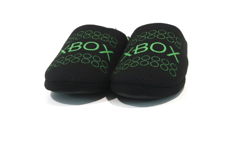 Unisex Black Gaming  pired or Xbox  Slippers – 6 Sizes | Wowcher