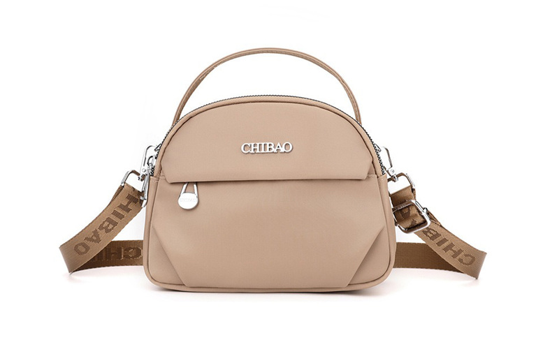 Unisex Black Oxford Cloth Shell Tote Bag - Lightweight, Colourful Everyday Shoulder Handbag | Wowcher