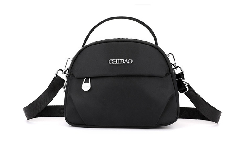 Unisex Casual Tote Shell Bag, Black | Wowcher