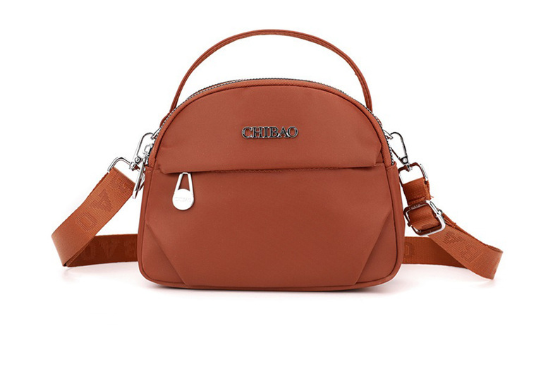 Unisex Casual Tote Shell Bag, Orange | Wowcher