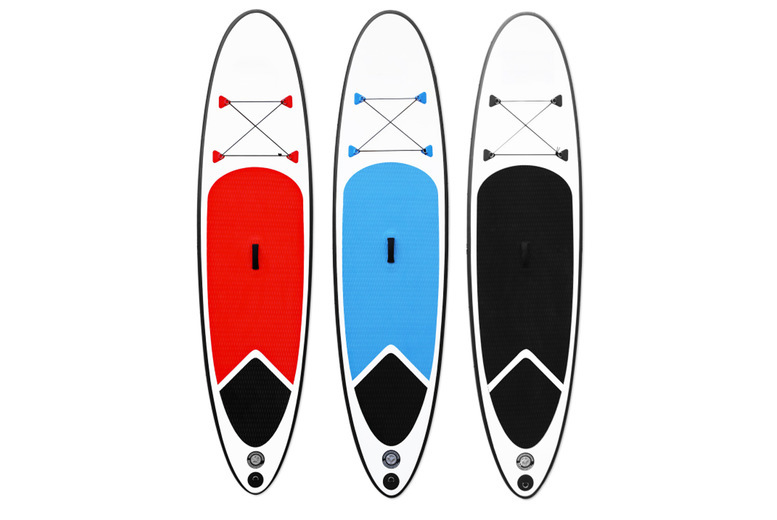 XL Inflatable 10ft Standing Paddle Board with Accessories & Carry Case – 3 Colours XL Inflatable 10ft Standing Paddle Board with Accessories & Carry Case – 3 Colours
