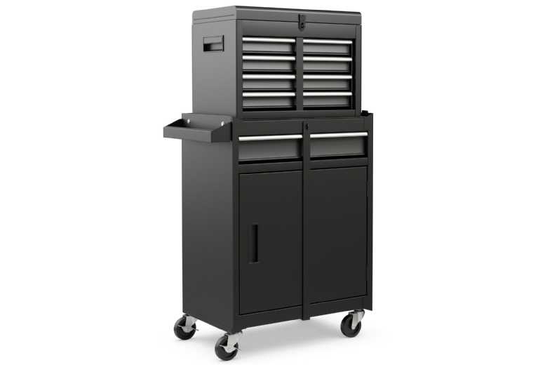 Premium Tool Storage Cabinet with Lockable Wheels & Detachable Design Premium Tool Storage Cabinet with Lockable Wheels & Detachable Design