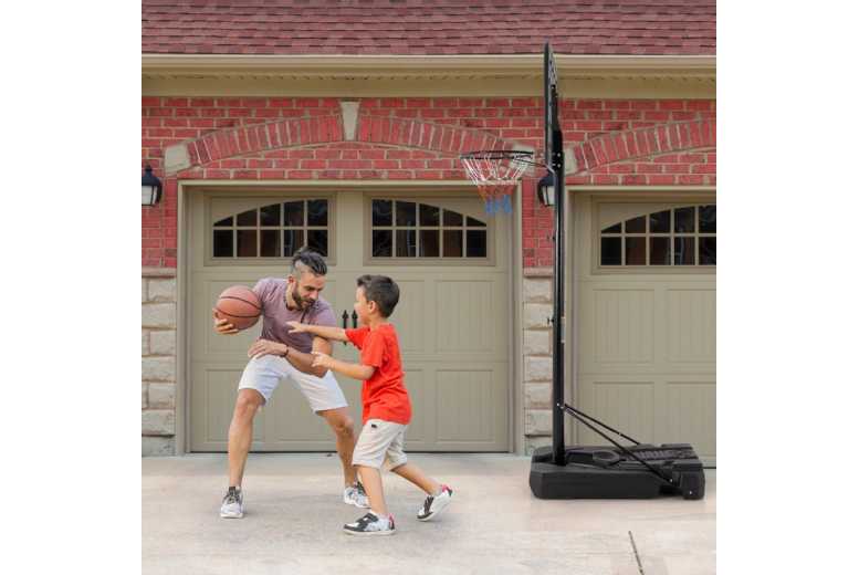 Ultimate Portable Basketball Hoop – Adjustable Height, Shatterproof Backboard, Heavy-Duty Steel Frame | Wowcher