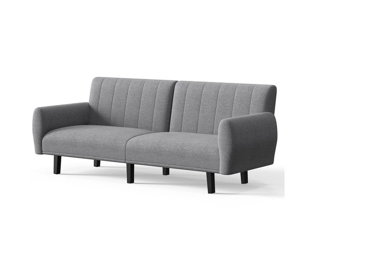Modern Fabric 3-Seater Convertible Reclining Sofa Bed with Armrest | Wowcher Modern Fabric 3-Seater Convertible Reclining Sofa Bed with Armrest | Wowcher