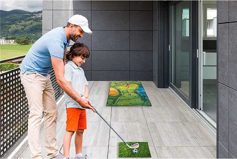 Ultimate Golf Practice Mat Set | Wowcher