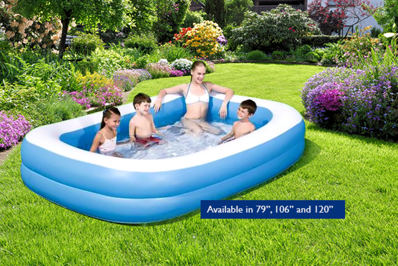 From £18 for a rectangular family garden pool, from £25 for a circular pool - make a splash save up to 67%